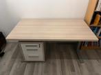 Bureau met kastje - 150x80 cm, Ophalen, Gebruikt, Bureau