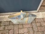 Zinken teil met handvat - Vintage Decoratie Brocante Tuin, Ophalen
