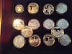 Zilveren Oranje Nassau penningen collectie,  niet compleet, Postzegels en Munten, Ophalen of Verzenden