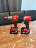 Milwaukee Fpd2 + Fid2 met 5ah accus, Ophalen of Verzenden, Zo goed als nieuw, 600 watt of meer, Boormachine