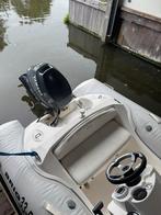 Rubberboot met Yamaha motor, Watersport en Boten, Ophalen, Gebruikt, Elektrische start, 30 pk of meer