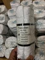 partij hoeslakens 140x200, Ophalen, Wit, Hoeslaken of Sloop, Nieuw