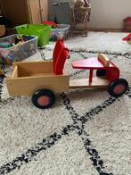 Houten bakfiets / loopwagen met laadbak - 12 mnd +, Ophalen, Gebruikt, Overige merken, Met kar of aanhanger