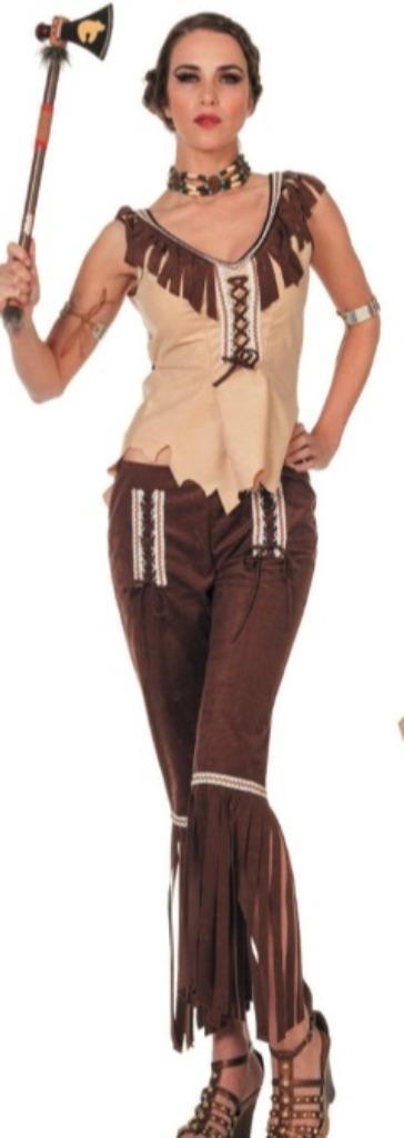 Leuke beige/bruin INDIAAN/INDIANEN/NATIVE AMERICAN pak, Kleding | Dames, Carnavalskleding en Feestkleding, Nieuw, Kleding, Carnaval