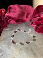 Toermalijn watermeloen beschermt aura straling healing uniek, Ophalen of Verzenden, Nieuw, Zilver, Met edelsteen