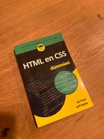 HTML en CSS voor Dummies - 8e Editie, Ed Tittel, Ophalen of Verzenden, Zo goed als nieuw, Internet of Webdesign