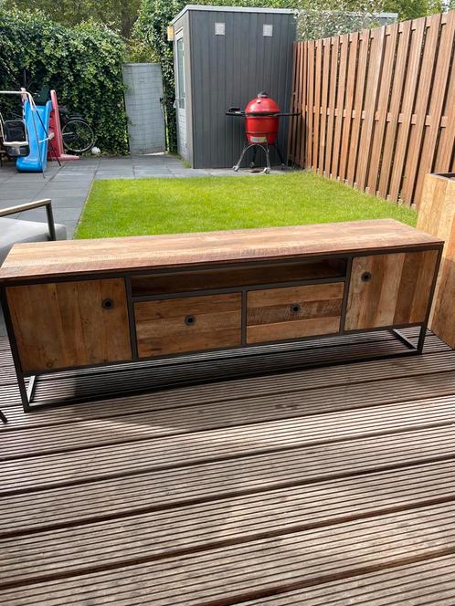 TV Meubel + Salontafel Den Bommel, Huis en Inrichting, Kasten | Televisiemeubels, Zo goed als nieuw, Minder dan 100 cm, 150 tot 200 cm