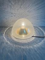 Vintage bubbel glazen plafondlamp van Hoffmeister leuchte, Ophalen of Verzenden, Glas
