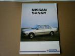Nissan Sunny 1984 26 pag., Boeken, Auto's | Folders en Tijdschriften, Verzenden, Zo goed als nieuw, Nissan