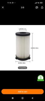 Moosoo d600 / d601 HEPA filters, Ophalen, Zo goed als nieuw, Minder dan 50 cm