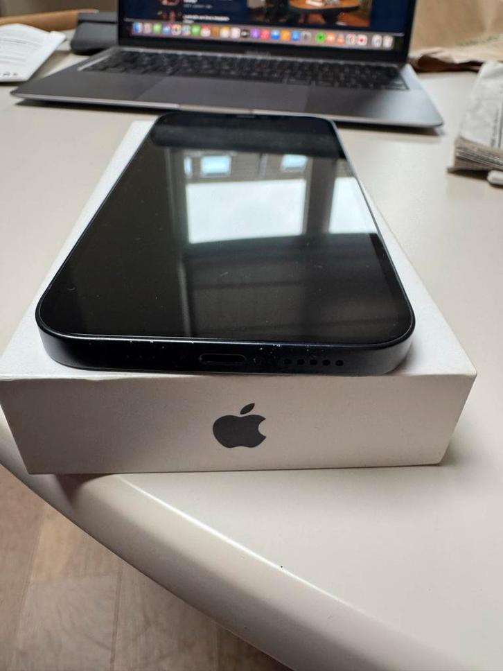 Zwarte iPhone 12 128gb, Telecommunicatie, Mobiele telefoons | Apple iPhone, Gebruikt, 128 GB, Zonder abonnement, Zonder simlock