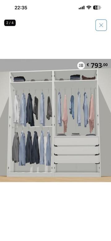 Mooie ikea pax kast - afbeelding 2