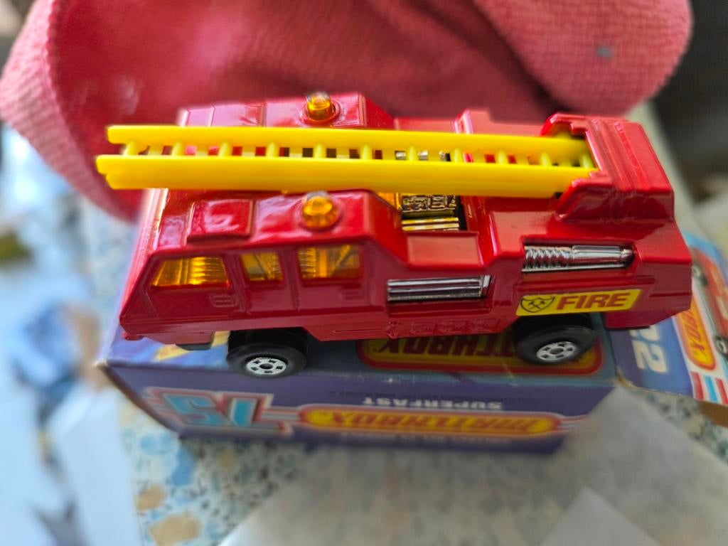 Matchbox Superfast Brandweerwagen, Ophalen of Verzenden, Gebruikt