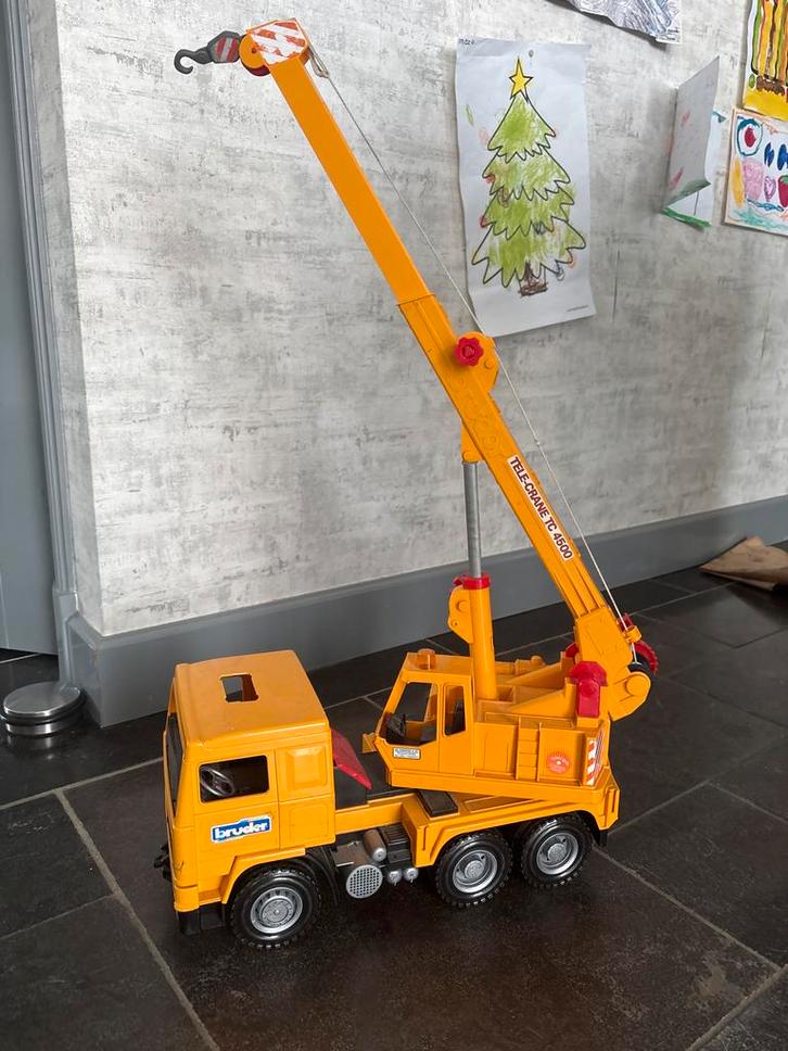 Bruder Hijskraan - Speelgoedvoertuig, Kinderen en Baby's, Speelgoed | Overig, Gebruikt, Jongen of Meisje, Ophalen