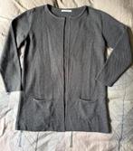 Sibin Linnebjerg lang vest wol groengrijs maat XL, Kleding | Dames, Maat 46/48 (XL) of groter, Ophalen of Verzenden, Zo goed als nieuw