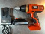 Black & Decker 18V Accuboormachine, Doe-het-zelf en Verbouw, Gereedschap | Boormachines, Gebruikt, Variabele snelheid, Ophalen of Verzenden