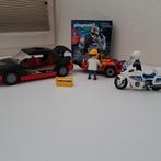 Playmobil Raceauto met go-kart – 4442 met Motoragent – 5185, Kinderen en Baby's, Speelgoed | Playmobil, Complete set, Gebruikt