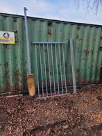 Hekwerk met 2 palen., Ophalen, IJzer