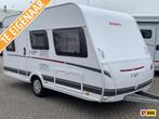 Dethleffs C'Go 415 QL VOORTENT - FIETSENDRAGER, Caravans en Kamperen, Caravans, Dwarsbed, Bedrijf, Treinzit, Kachel