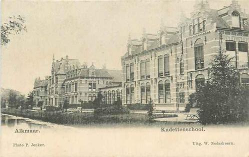 (301-073-015) Alkmaar Kadettenschool, Verzamelen, Ansichtkaarten | Nederland, Noord-Holland, Verzenden