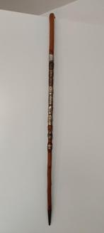 Oude Houten Wandelstok met Souvenir Schelpen1933, Antiek en Kunst, Ophalen