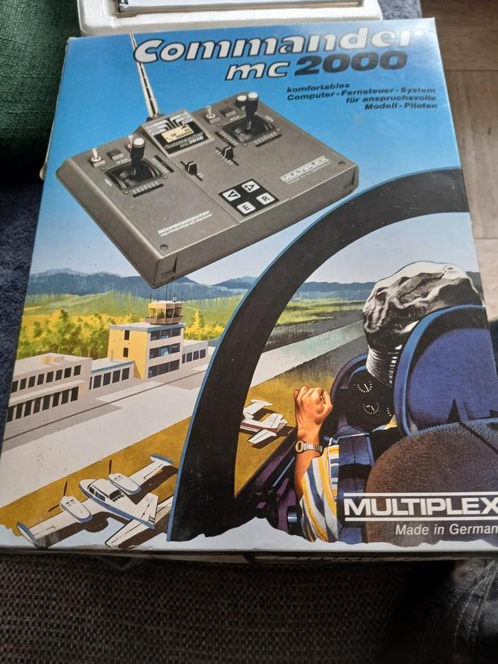 Vintage Multiplex mc 2010 rc zender ontvanger, Hobby en Vrije tijd, Modelbouw | Radiografisch | Vliegtuigen, Nieuw, Ophalen of Verzenden