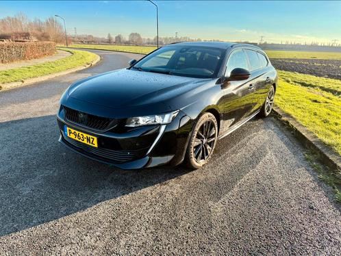 Peugeot 508 1.6 Plug-in Hybrid 225pk E-eat8 2022 Zwart, Auto diversen, Schadeauto's, Automaat, Hybride Elektrisch/Benzine, Stationwagon