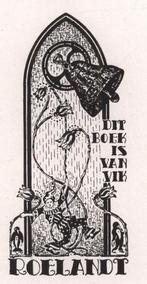 0195 Ex Libris België : Geo Verbrugge, z.j., Antiek en Kunst, Kunst | Etsen en Gravures, Verzenden