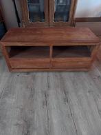 Teakhout tv meubel 120cm breed, 100 tot 150 cm, Teakhout, Ophalen of Verzenden, Zo goed als nieuw