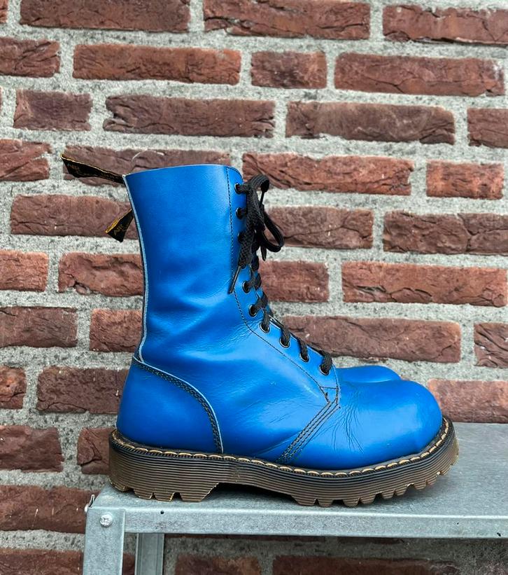Dr. Martens D598-69 MIE Steel toe maat 35/ Uk 3, Kleding | Dames, Schoenen, Gedragen, Lage of Enkellaarzen, Blauw, Ophalen of Verzenden