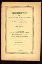 Collectorsitem 1897 Kinderliedjes Joan Hagers en Alb. J.Scha, Antiek en Kunst, Ophalen of Verzenden