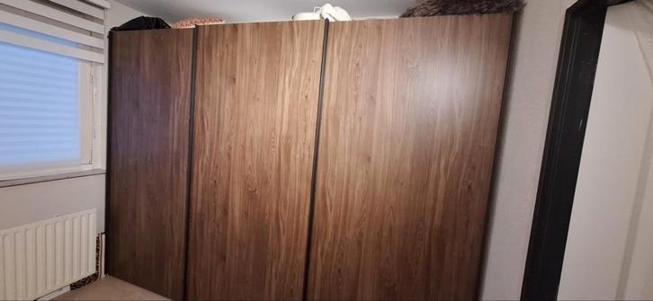 Kledingkast nolte, Huis en Inrichting, Kasten | Kledingkasten, Zo goed als nieuw, 200 cm of meer, 50 tot 75 cm, Eikenhout, Ophalen