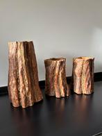 3 decoratie boomstammen, Ophalen of Verzenden