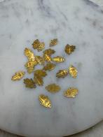 Fatima handje bedel mat goud 14x9mm 22 stuks, Ophalen of Verzenden, Nieuw, Bedel