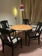 Vier goede houten stoelen, set, Ophalen, Gebruikt, Bruin, Scandinavisch