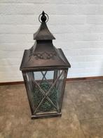 Decoratie Lantaarn, Huis en Inrichting, Woonaccessoires | Kandelaars en Kaarsen, Ophalen, Zo goed als nieuw, Hout