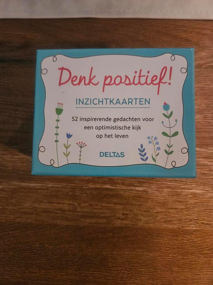 Denk Positief! Inzichtkaarten, Boeken, Esoterie en Spiritualiteit, Zo goed als nieuw, Overige typen, Spiritualiteit algemeen, Ophalen of Verzenden