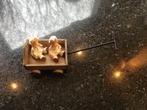 Houten karretje met popjes, Verzamelen, Ophalen of Verzenden, Poppenhuis