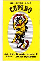 Sticker 27 MC zender Cupido qsl swap club, Verzamelen, Stickers, Verzenden, Zo goed als nieuw, Overige typen