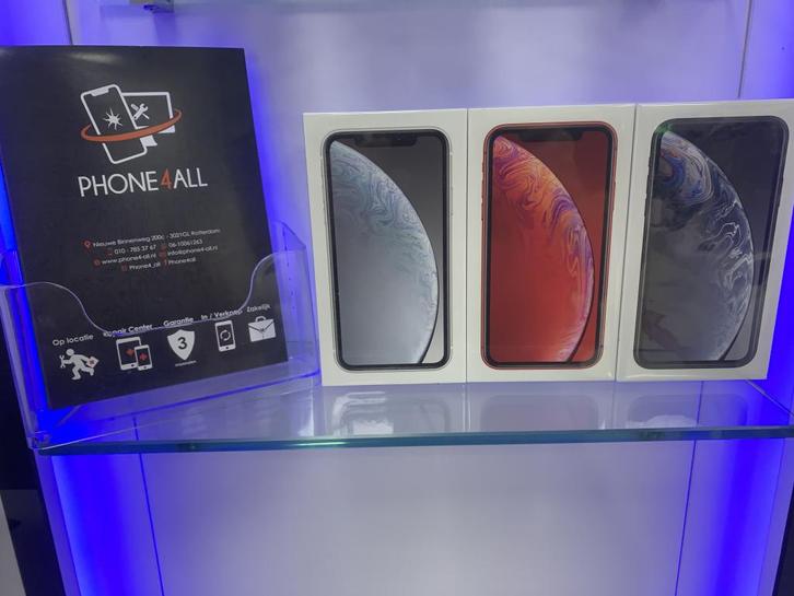 APPLE IPHONE XR 64GB BLACK NETTE STAAT, Telecommunicatie, Mobiele telefoons | Apple iPhone, Nieuw, Zonder abonnement, Zonder simlock