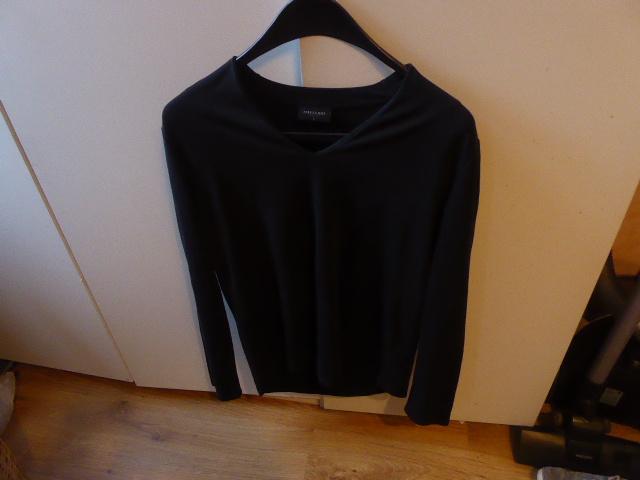 Zwart shirt Free Quent mt L, Zwart, Maat 42/44 (L), Ophalen of Verzenden, Lange mouw