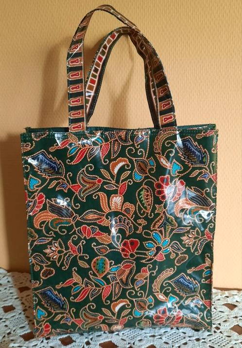 Nieuw: Leuke tas met BATIK print, Sieraden, Tassen en Uiterlijk, Tassen | Damestassen, Nieuw, Groen, Ophalen of Verzenden