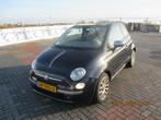 Fiat 500 Cabrio Automaat 85PK 2012 Blauw, Auto's, Bruin, Particulier, 30 €/maand, 25 km/l