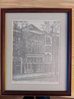 Litho van stad Gouda, Antiek en Kunst, Kunst | Schilderijen | Klassiek, Ophalen of Verzenden