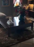 Grote salontafel, Vierkant, Ophalen of Verzenden, Zo goed als nieuw, Kersenhout