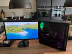 Game pc met monitor, Computers en Software, Desktop Pc's, Ophalen, Gebruikt, 1,5TB, Zelf gebouwde pc
