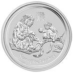Kilo zilver lunar aap monkey ook baren en andere kilo munten, Ophalen of Verzenden, Zilver