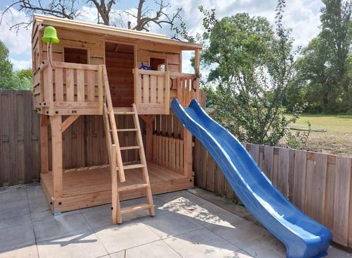 BOOMHUT LANDHUIS speeltoren speelhuis klimtoren speeltoestel, Kinderen en Baby's, Speelgoed | Buiten | Speeltoestellen, Nieuw