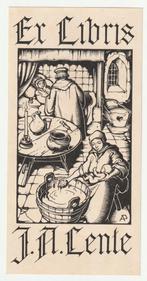 Ex Libris J.H. Lente door Anton Pieck, Verzenden