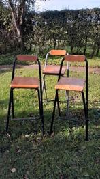 3 Ikea Vintage Dennis inklapbare stoelen/ krukken, Huis en Inrichting, Stoelen, Ophalen, Gebruikt, Drie